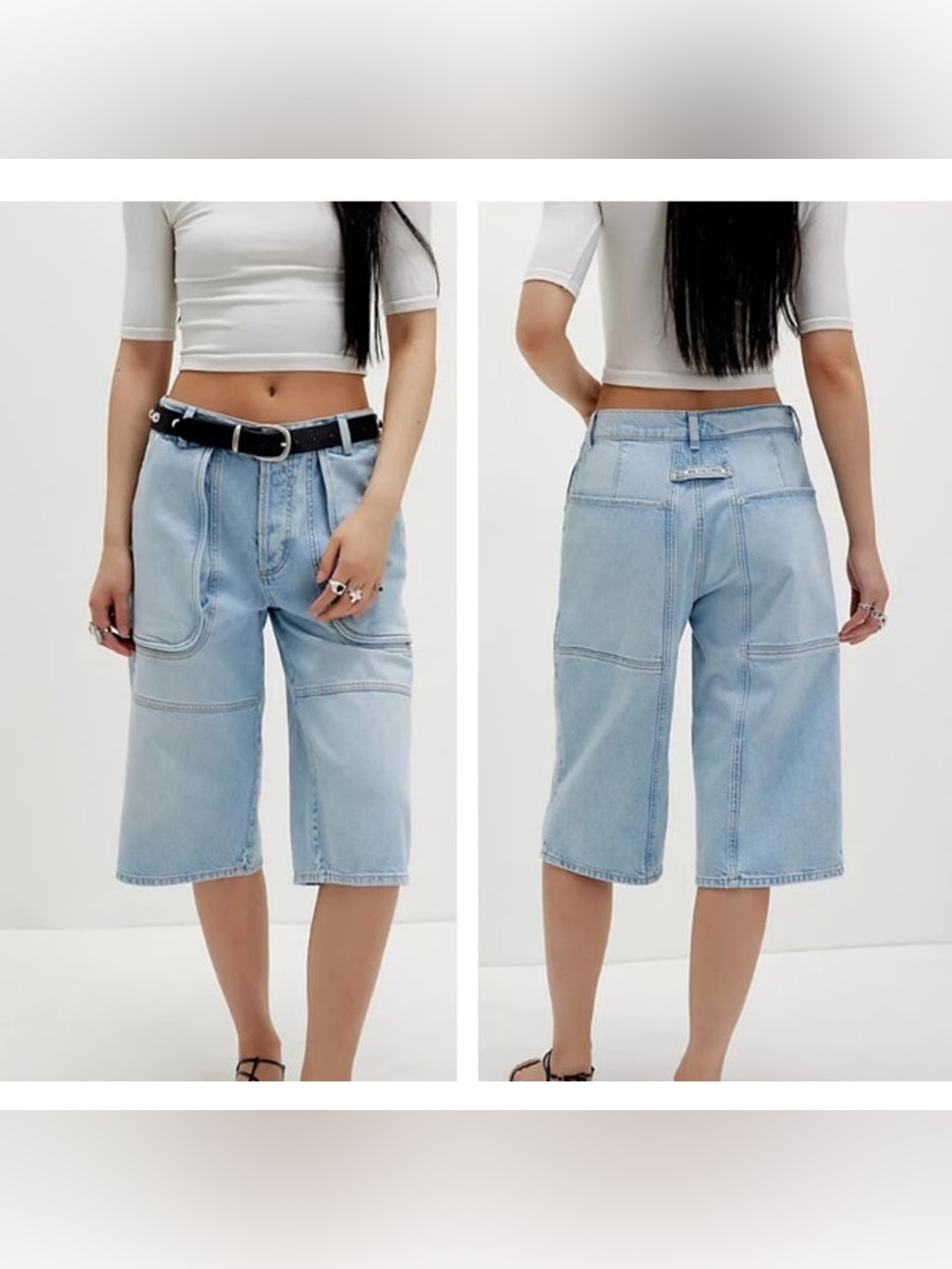 Free People We The Free Havasu Slouchy Cropped Jeans